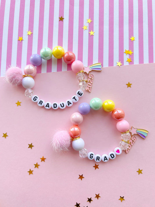 2025 Reach for the Stars Graduation Charm Bracelet