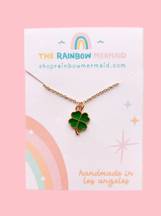 St. Patrick’s Day Clover 2 Necklace