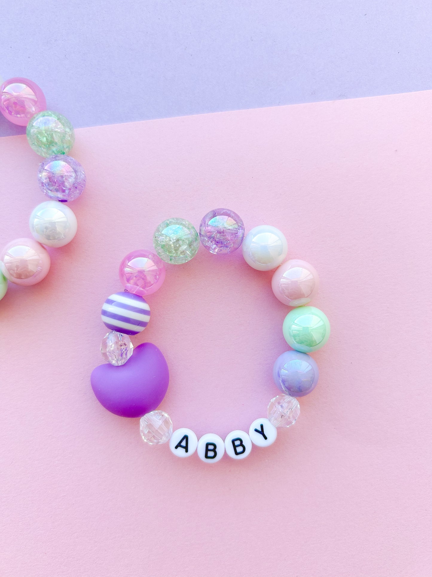 Purple Heart Bracelet - Personalized