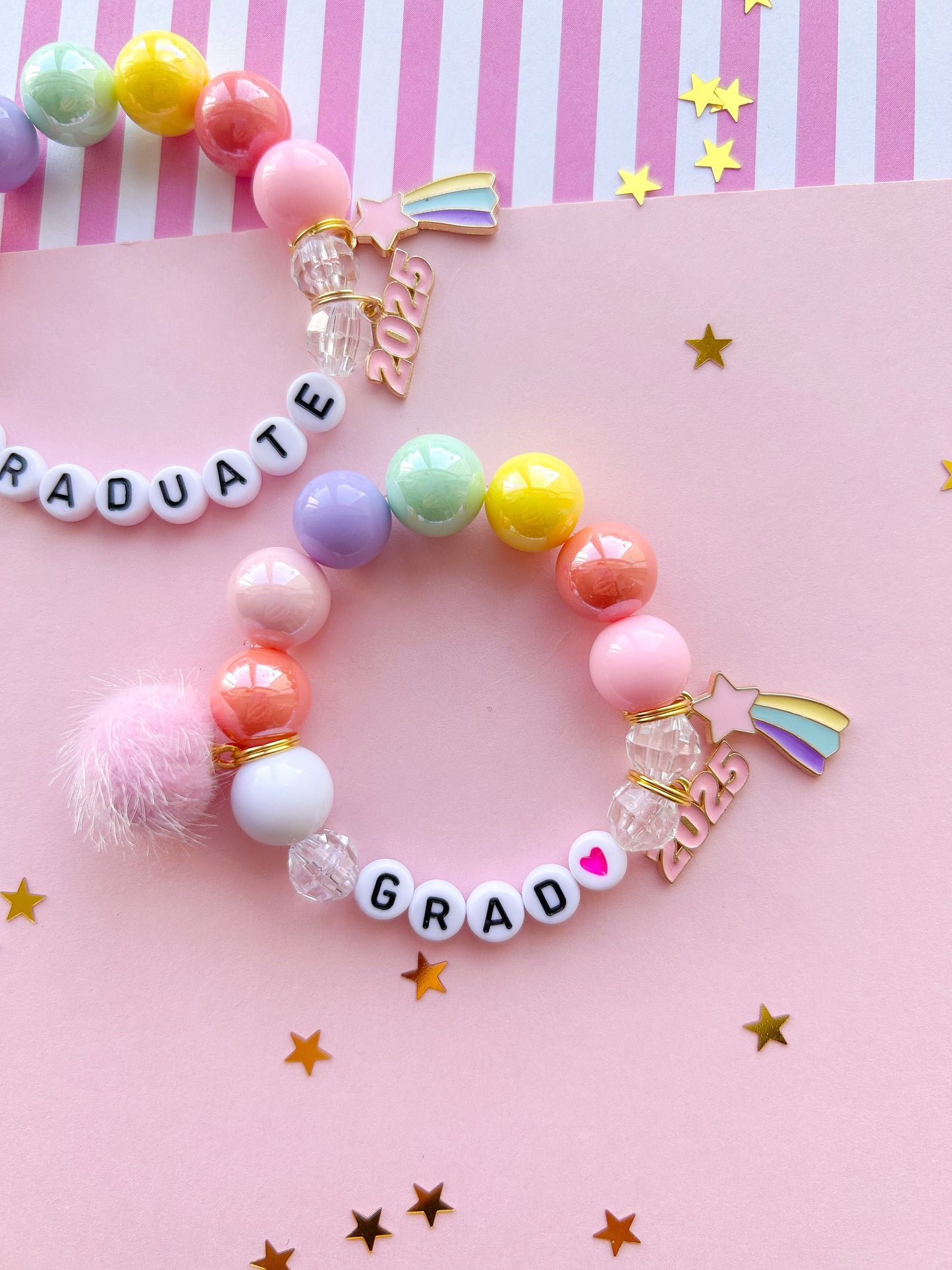 2025 Reach for the Stars Graduation Charm Bracelet